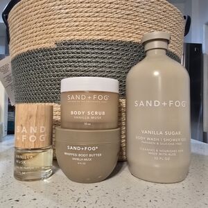Sand + Fog Vanilla Musk Body Care Set